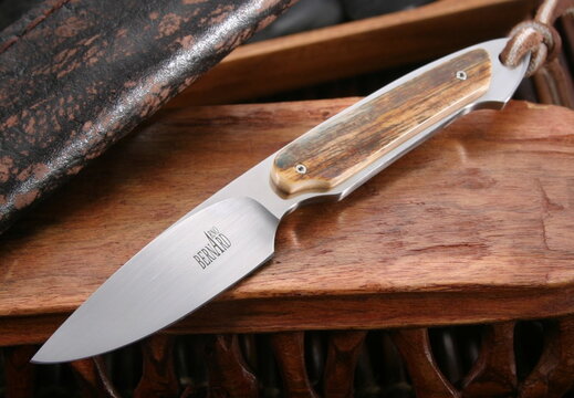 Arno Bernard Missoula Fossil Mammoth Hunting Knife