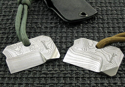 Atwood Damascus Micro Card Knives