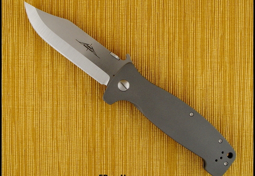 Ernie Emerson Custom CQC12  TI Framelock