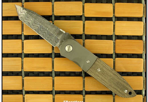 Ernie Emerson Custom CQC6 Damascus