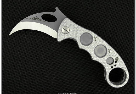 Ernie Emerson Custom Karambit Silver Shadow
