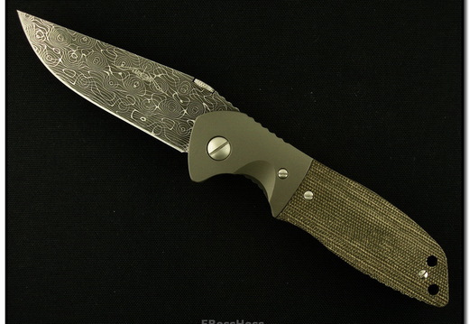 Ernie Emerson Custom Mach 1 Damascus