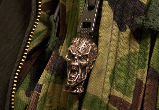 John Gage Zombie Head Lanyard Bead