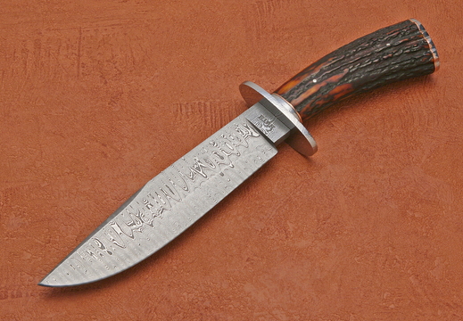 Mike Ruth Damascus Bowie amber