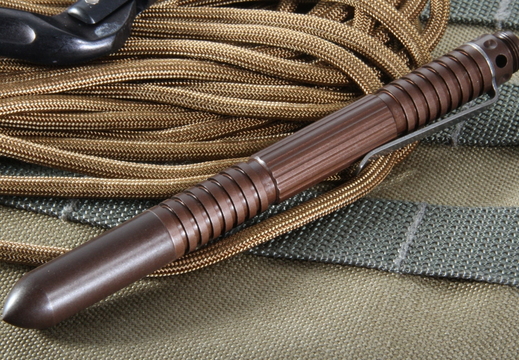 Hinderer Aluminum Extreme Duty Pen  Dark Brown1