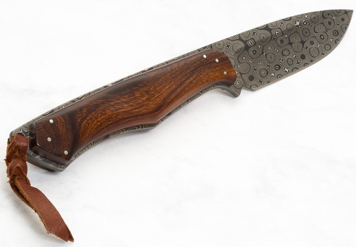 Scott Cook Owyhee Hunter Damascus Knife