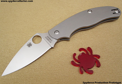 Spyderco UKPK Slipit Titanium  2010 prototype