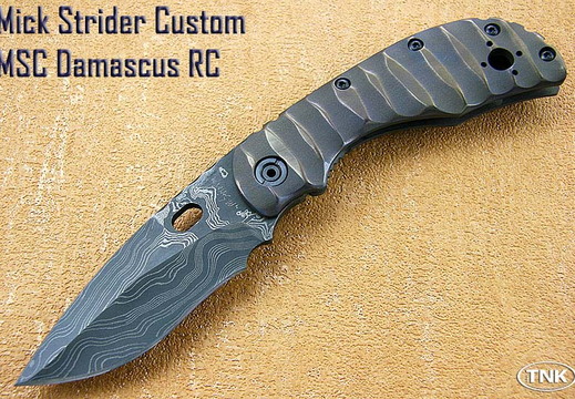 Strider Knives MSC RC DAMASCUS--003