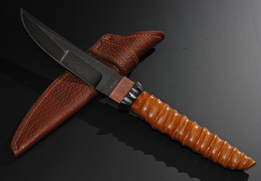 Strider Knives Mick Strider  Damascus Fighter--001