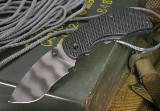 Strider Knives RC Tiger Stripe Tactical Folding Knife