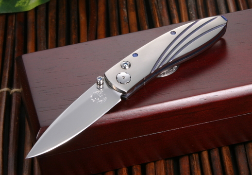 William Henry B05 TZ Monarch Folding Knife