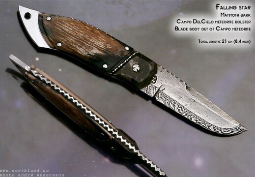 First meteorite knife