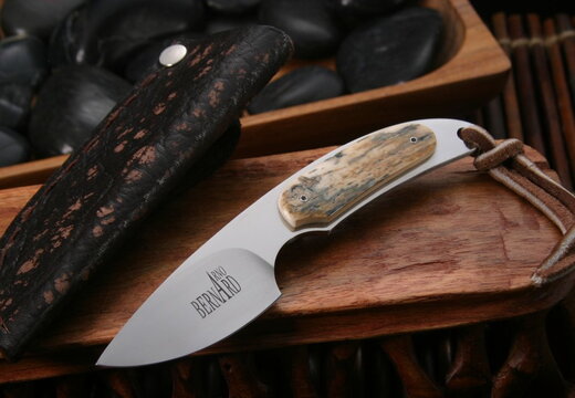Arno Bernard Lil Skinner Mammoth Ivory Hunting Knife