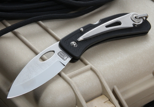 Boye Knives  BCFK Drop Point Black Folding Knife