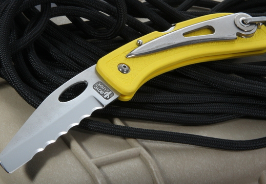 Boye Knives  BCFK Sheepsfoot Blade Yellow Folding Knife