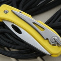 Boye Knives  BCFK Sheepsfoot Blade Yellow Folding Knife 001