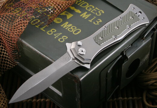 Brian Tighe Tighe Twist Fluted Tactical Folding Knife