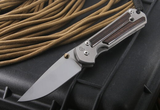 Chris Reeve Small Classic Sebenza African Blackwood Inlay Folding Knife