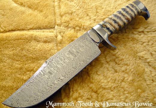 Guillaume Cote Mammoth Tooth  Damascus Bowie