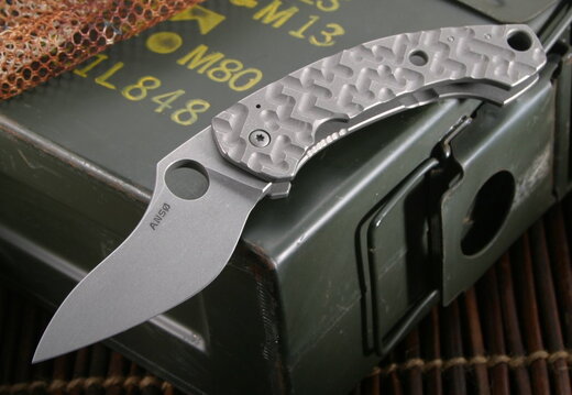 Jens Anso Funk Ti Frame Tactical Folding Knife