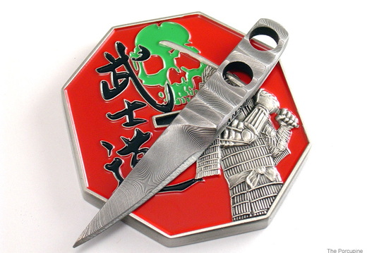 Jens Anso Small damasteel sticker