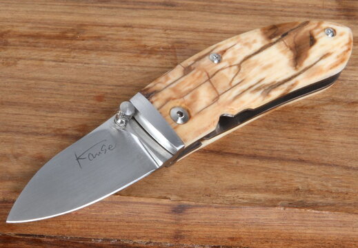 Kansei Matsuno Mammoth Ivory Folding Knife