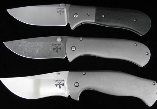 Les George knives FM1FM1 Frame LockHydra R Frame Lock