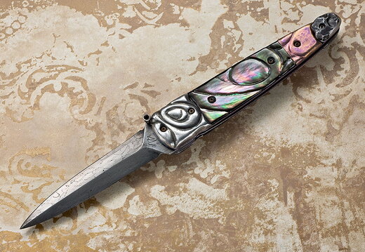 Mardi Meshejian JS used meteorite artifacts to complete this folding dagger