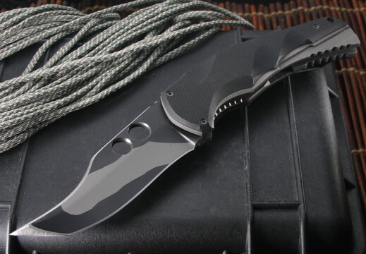 Mikkel Willumsen Black Tac Tuco Tactical Folding Knife