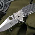 Pat  Wes Crawford Custom Knives Kasper Flipper Tactical Folding Knife