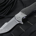 Doucette Randy Damascus Backbone Tactical Folding Knife