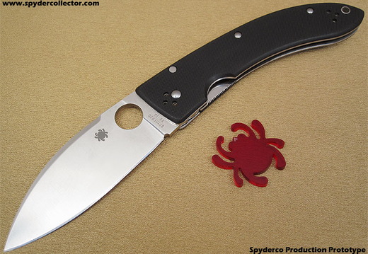 Spyderco Bob Lum Large Chinese Folder  2010 prototype