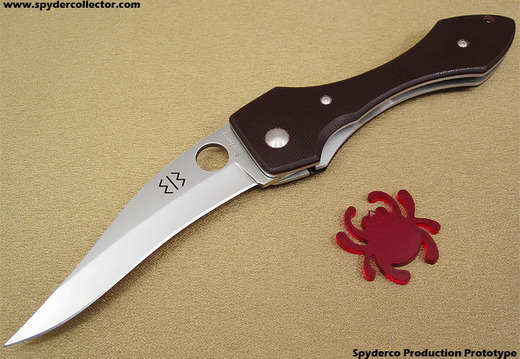 Spyderco Eduard Bradichansky Shabaria Sprint Run  2010 prototype