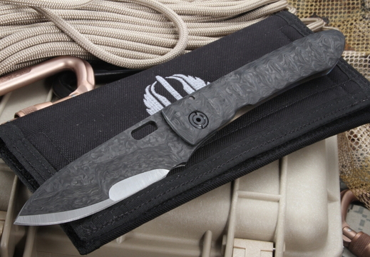 Mick Strider Custom Titanium and Carbon Fiber Folding Knife