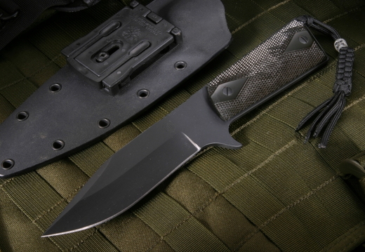 Wilson Tactical Knives 1911 Pistol Grip Bowie Tactical Fixed Blade